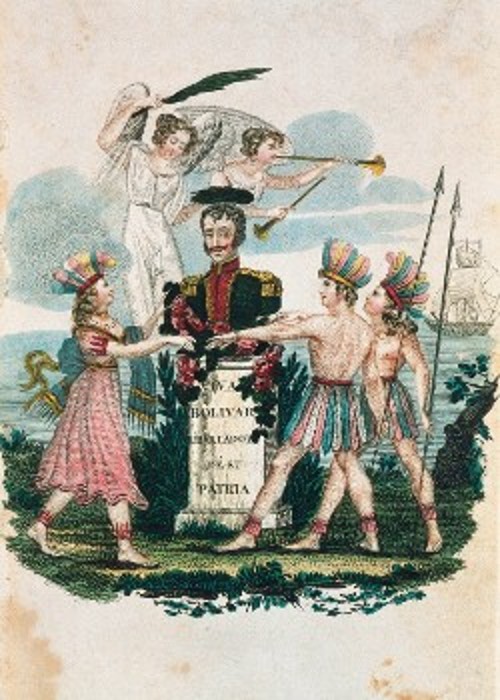 Λαϊκές εικονογραφίες του Ελευθερωτή της Λατινικής Αμερικής, ανώνυμων δημιουργών