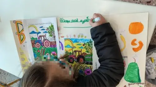 Από τις δημιουργίες μαθητών στον Πειραιά