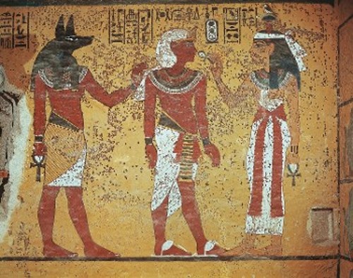 Κηλίδες μυκήτων Aspergillus penicilloides στις τοιχογραφίες του ταφικού θαλάμου του φαραώ Τουταγχαμών