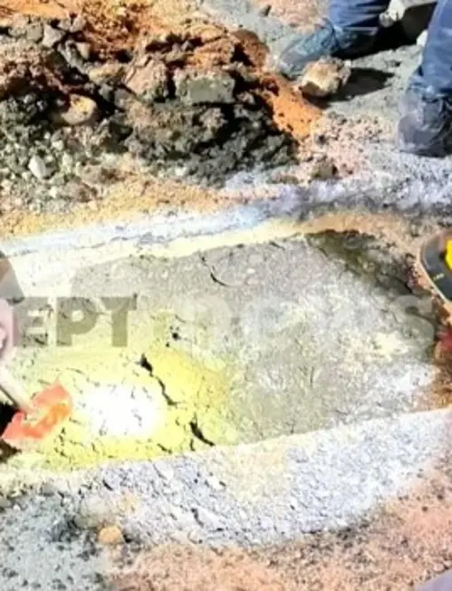 Το σημείο που η Πυροσβεστική εντόπισε τη διαρροή του προπανίου