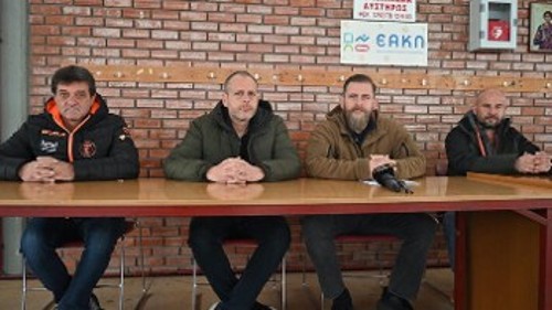 Από τη συνέντευξη Τύπου της Επιτροπής Αγώνα Αθλητικών Σωματείων Λάρισας