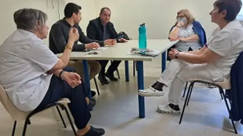 Η αντιπροσωπεία του ΚΚΕ στο Νοσοκομείο Ξάνθης