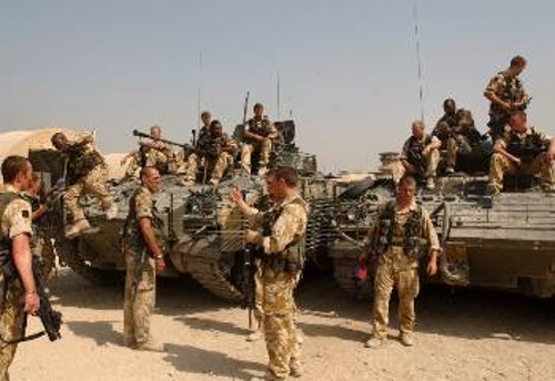 Βρετανοί κατοχικοί στρατιώτες στη Βασόρα