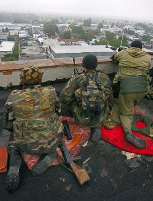 Κατά τη διάρκεια της επίθεσης των δυνάμεων ασφαλείας της Ρωσίας