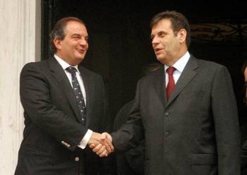Ο Ελληνας πρωθυπουργός με τον Σέρβο ομόλογό του