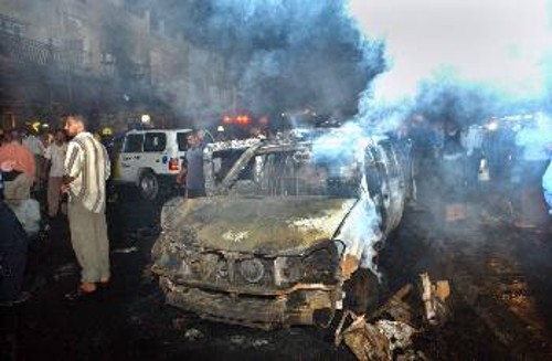 Από βομβιστική επίθεση στη Βασόρα