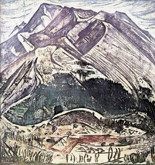 «Ατάβυρος», (1μΧ1μ λαδοτέμπερα,1974)