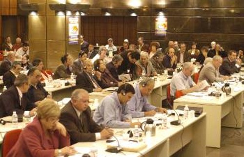 Από την τελευταία Συνάντηση των Κομμουνιστικών και Εργατικών Κομμάτων στην Αθήνα