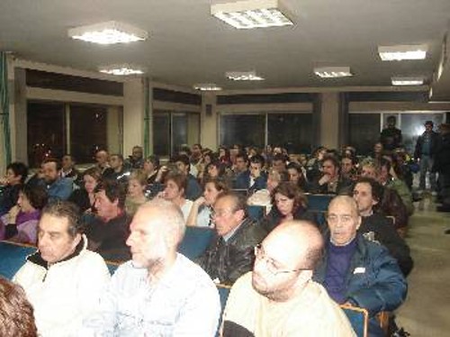 Από τη χτεσινή σύσκεψη του ΠΑΜΕ στη Θεσσαλονίκη