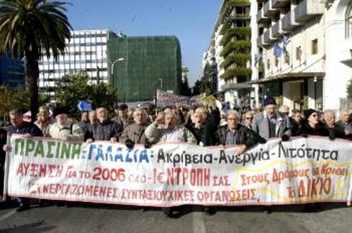 Για τους συνταξιούχους συντάξεις πείνας. Για τους εργοδότες νέες χαριστικές ρυθμίσεις