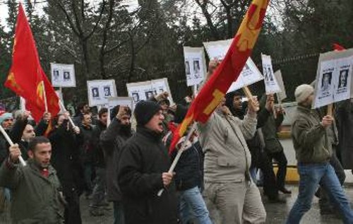 Από τις διαμαρτυρίες για για την απελευθέρωση του ακροδεξιού Αγκτσά