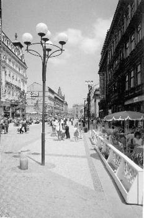 Ο πεζόδρομος στο κέντρο της Πράγας
