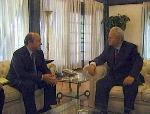 Απο την συνάντηση του Ι.Ιβανόφ με τον Σ.Μιλόσεβιτς