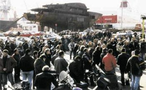 Την πέμπτη βδομάδα διανύει η απεργία των εργατών στη Ζώνη