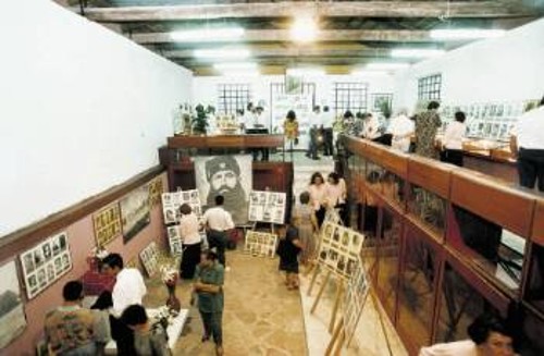 Το εσωτερικό του Μουσείου για το Μπλόκο της Κοκκινιάς