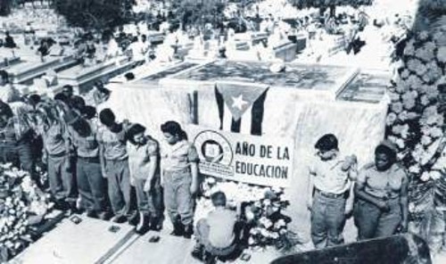 Κούβα,1961: Εθνική εκστρατεία κατά του αναλφαβητισμού
