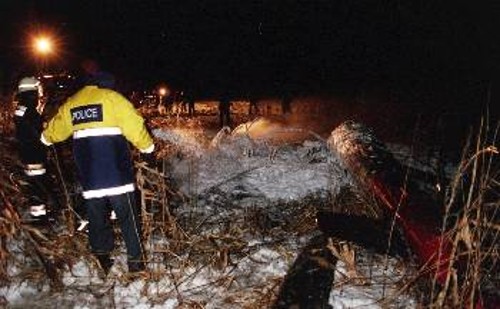 Πτώση ελικοπτέρου στην Ουγγαρία
