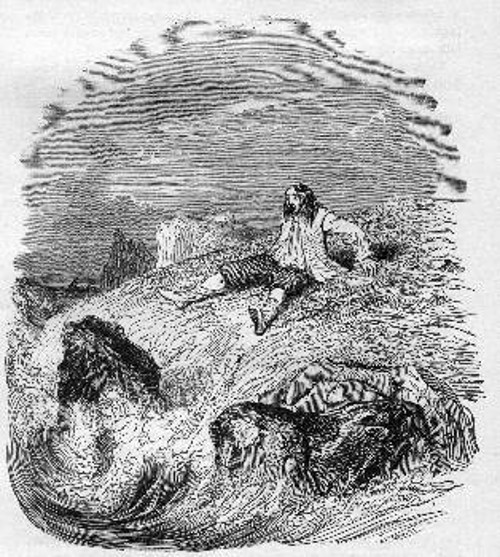 Ο Ροβινσώνας Κρούσος (εικ. J. J. Grandville)