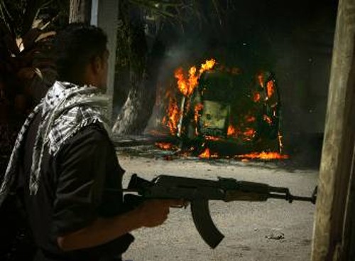 Από μάχες ενόπλων της «Χαμάς» και της «Φατάχ»