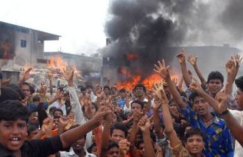 Από τη χτεσινή κινητοποίηση στην Ντάκα