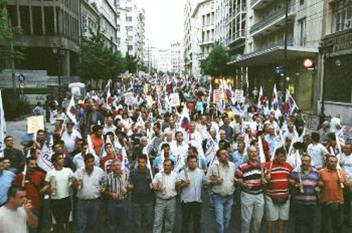 Από την κινητοποίηση του ΠΑΜΕ στις 15 Ιούνη για την κοινωνική ασφάλιση