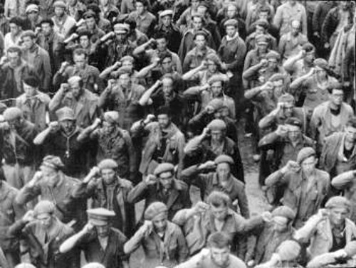 Το τάγμα «Αβραάμ Λίνκολν» της 15ης Διεθνούς Ταξιαρχίας, όπου δραστηριοποιούνταν ελληνική διμοιρία