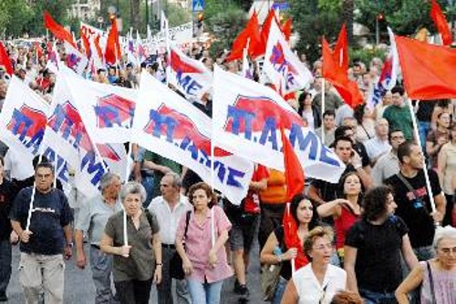 Ενώ το πολύτιμο «μάθημα» της ταξικής πάλης μόνο στους δρόμους του αγώνα διδάσκεται