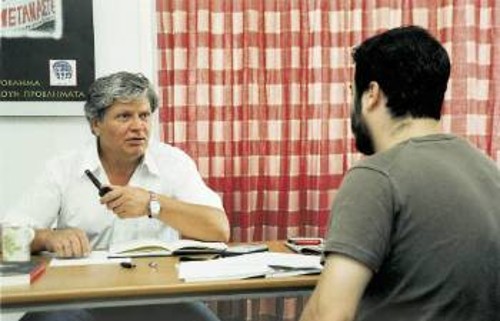 Από τη συζήτηση με τον Α. Βερναρδάκη