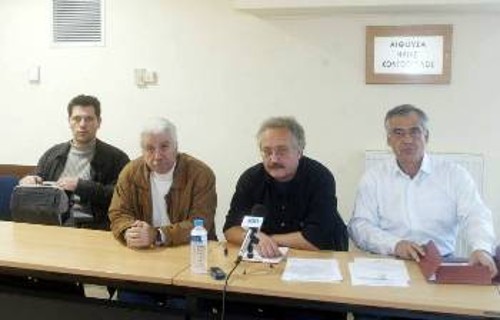 Από τη χτεσινή συνέντευξη Τύπου