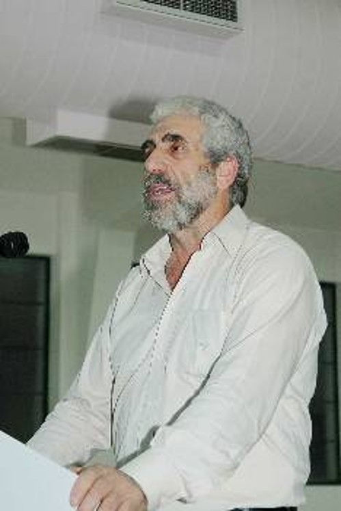 Ο Γ. Πάσουλας στο βήμα του Συνεδρίου