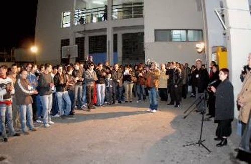 Από τη χτεσινοβραδινή συζήτηση στο 7ο ΤΕΕ Πειραιά