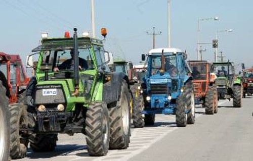 Από την πρόσφατη κινητοποίηση των αγροτών στην Καρδίτσα