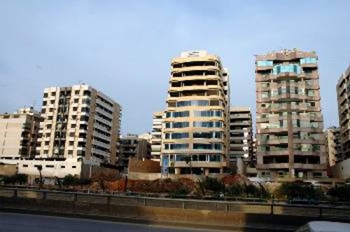 Εργατικές κατοικίες στις νότιες συνοικίες της Βηρυτού