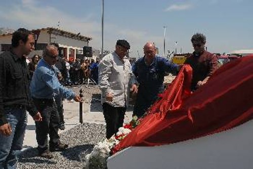 Από τα αποκαλυπτήρια του μνημείου