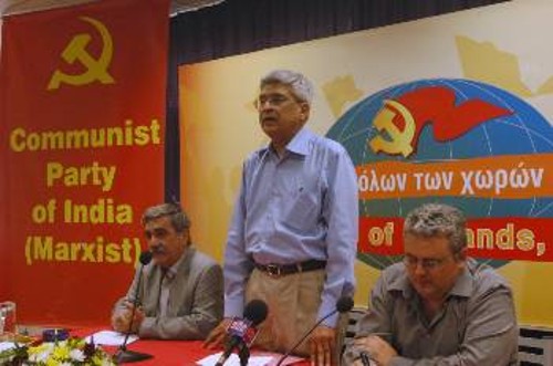 Ο ΓΓ της ΚΕ του ΚΚ Ινδίας(Μαρξιστικό)