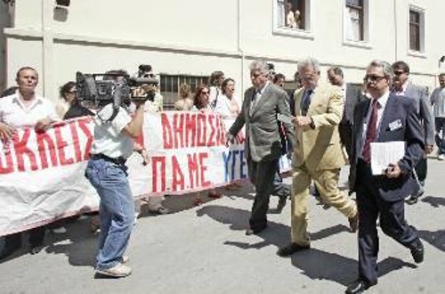 Από τη χτεσινή κινητοποίηση