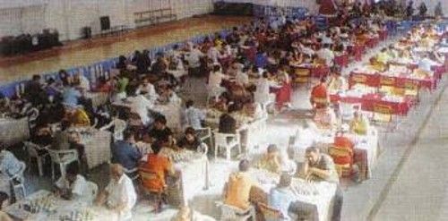 Μια πανοραμική άποψη των μαζικών αγώνων του «Ικαρος 2007» στον Αγιο Κήρυκο Ικαρίας