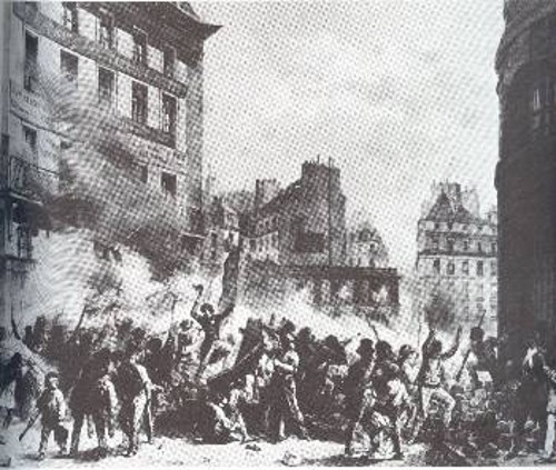 Η επανάσταση του 1848 - Μάχες στα οδοφράγματα στο Παρίσι