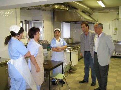 Από την περιοδεία στο Νοσοκομείο Νάουσας