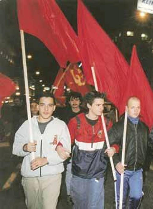 Από παλαιότερη αντιΝΑΤΟική πορεία στους δρόμους της Αθήνας