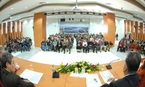 Αποψη από τη χτεσινή ημερίδα στον Πειραιά