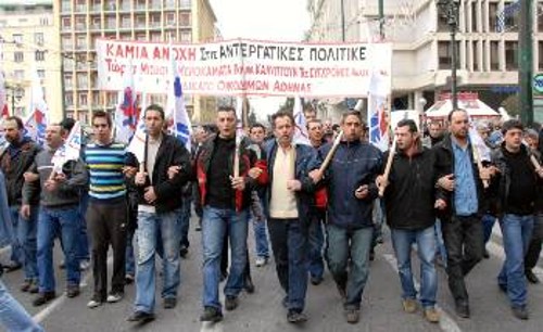 Μετά τα συλλαλητήρια στις 7 Νοέμβρη και την απεργία στις 12 Δεκέμβρη οι ταξικές δυνάμεις βάζουν πλώρη για νέες συγκεντρώσεις στις 22 Γενάρη και απεργιακές κινητοποιήσεις