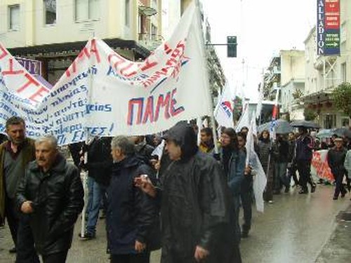 Αποψη της συγκέντρωσης στα Γιάννενα