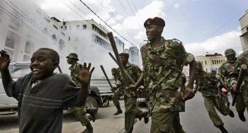 Η καταστολή στις πόλεις της Κένυας συνεχίζεται