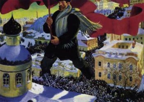 «Μπολσεβίκος», έργο του Μπ. Μ. Κουστόντιεφ