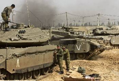 Σημαντική συσσώρευση ισραηλινών στρατιωτικών δυνάμεων παρατηρείται στα σύνορα με τη Γάζα