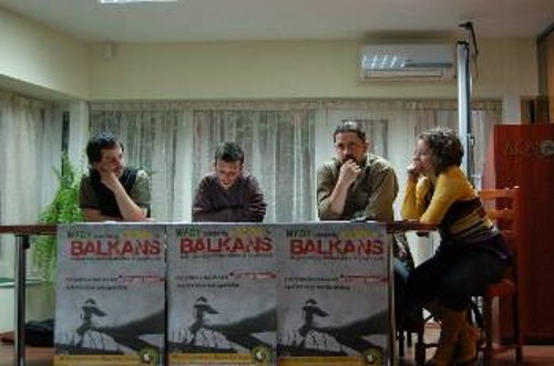 Στιγμιότυπο από τη συζήτηση που πραγματοποιήθηκε στο Βουκουρέστι