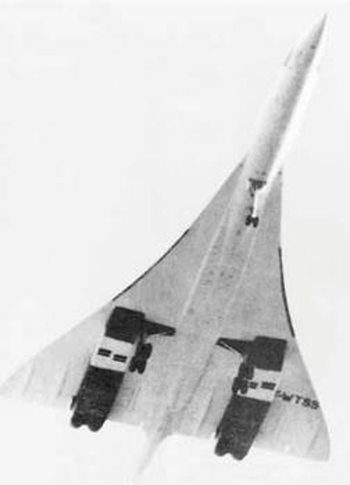 Το εντυπωσιακό «Κονκόρντ» λίγο μετά την απογείωσή του στις 2 του Μάρτη 1969. Ταχύτατο μεν, οικονομικά ασύμφορο δε