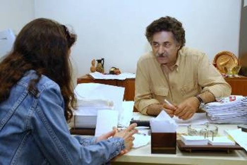 Από τη συζήτηση με τον Βασίλη Κουμπούρα