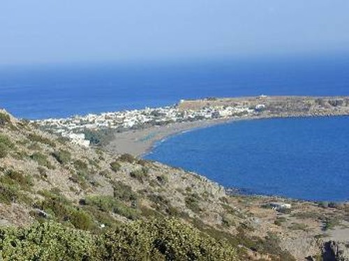 Τμήμα της Παλαιόχωρας, όπως φαίνεται από ψηλά